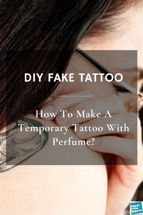 fake tattoo with paper and perfume|temporary tattoos using paper.